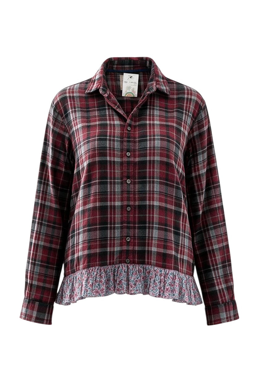 L/XL Ruffled Flannel
