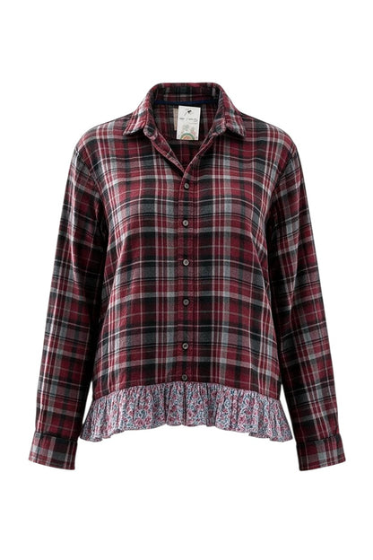 L/XL Ruffled Flannel