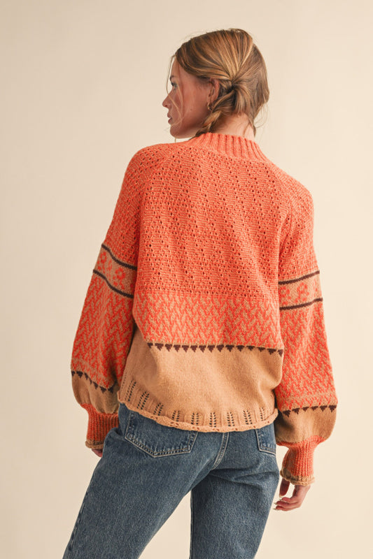 Orange Hippie Sweater