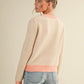 Coral Band Sweater