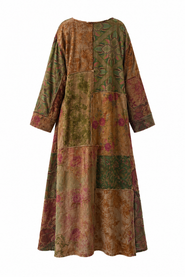 Patchwork Knit Dress