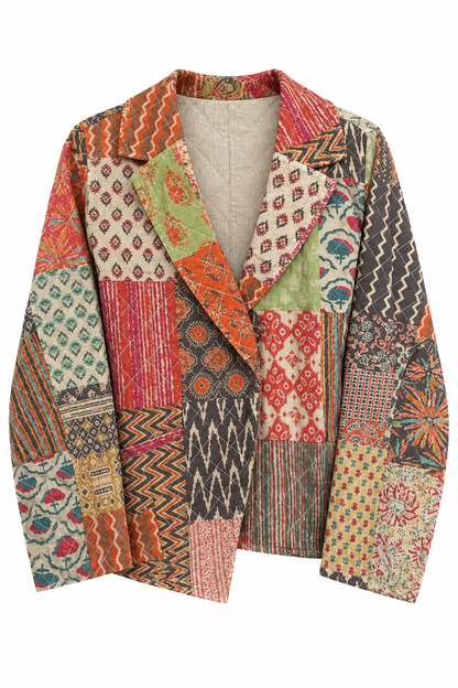 Patchwork Short Jacket