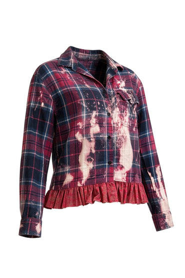 Large Ruffled Flannel
