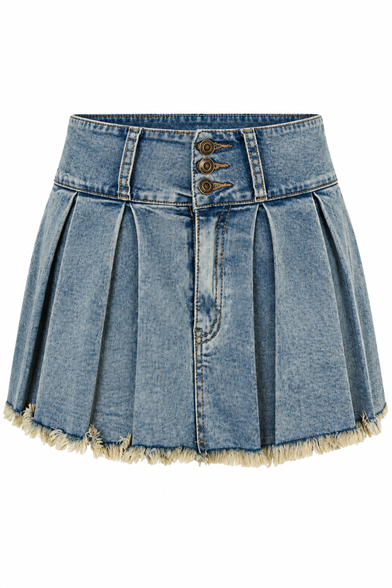 Pleated Mini Skort