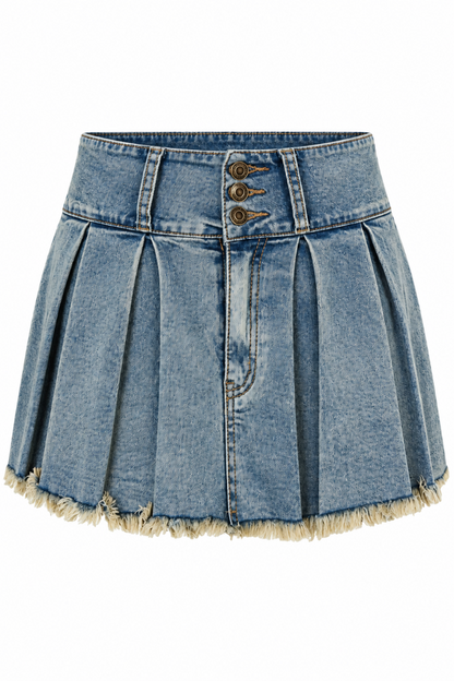 Pleated Mini Skort