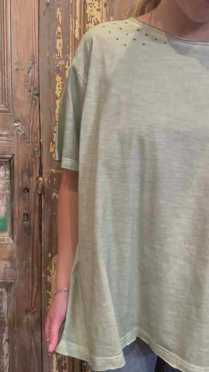 Washed Green Tee