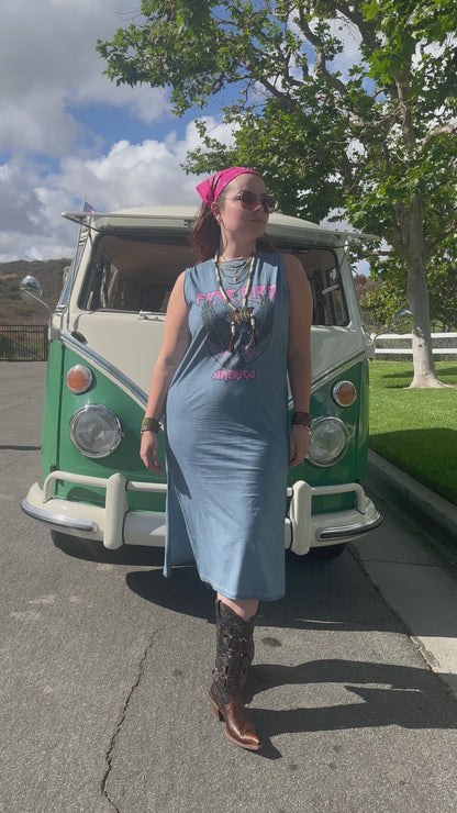 Free Bird America Muscle Tank Midi