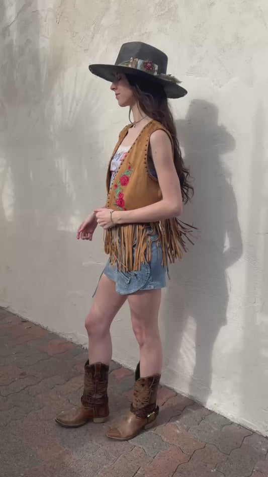 Cowboy Lace Triangle Tank