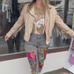 Up Cycled Patched Levis 3