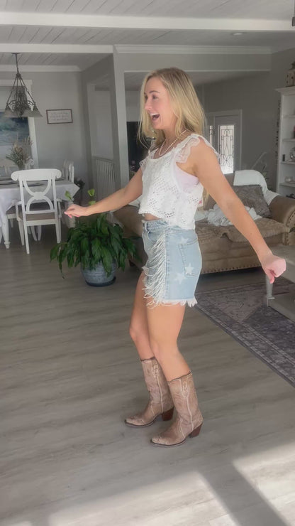 Stars Side Bling Shorts