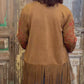 Embroidered Suede Jacket
