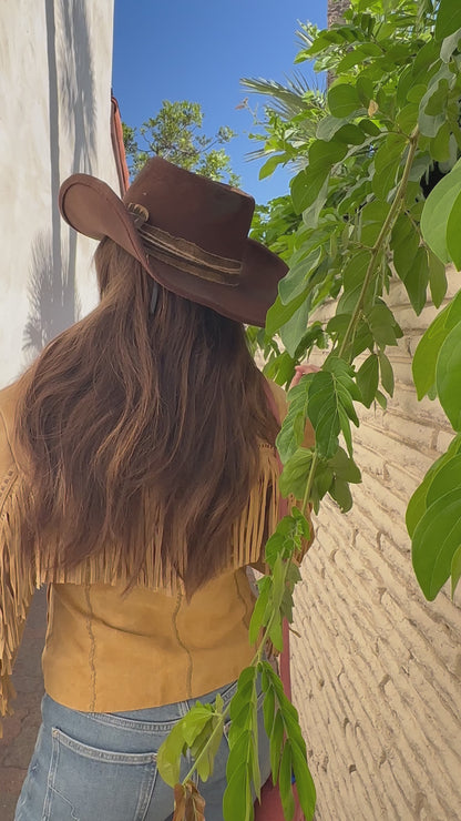 Retro Suede Fringe Jacket