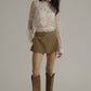 Paradise Found Suede Skort