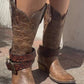 Tooled Boot Belt