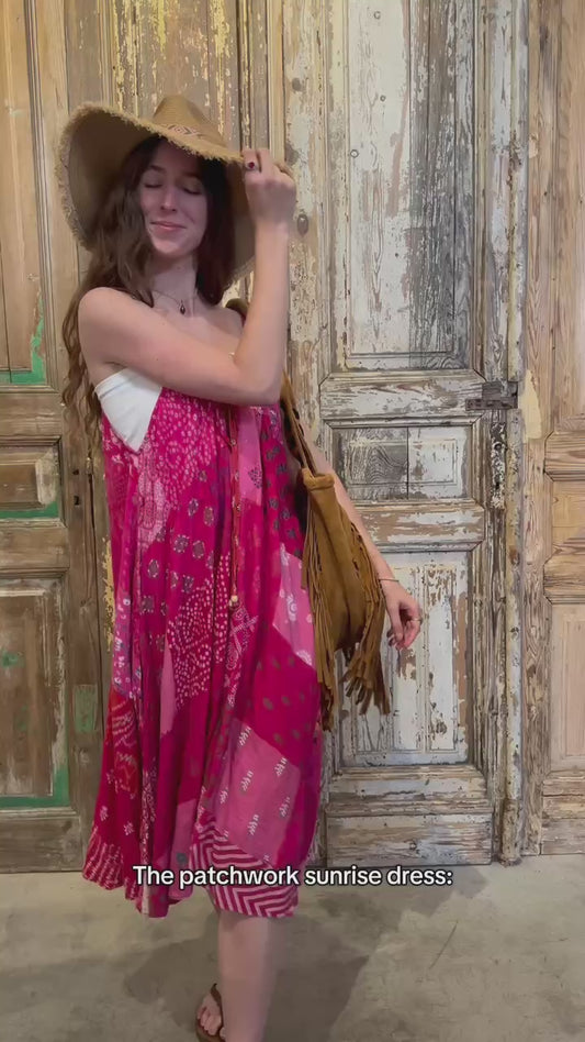 Patchwork Sunrise Dress JG-217