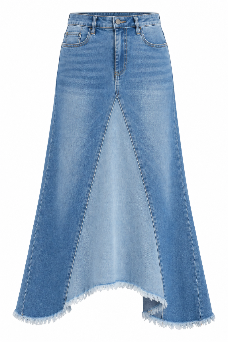 Denim Maxi Skirt