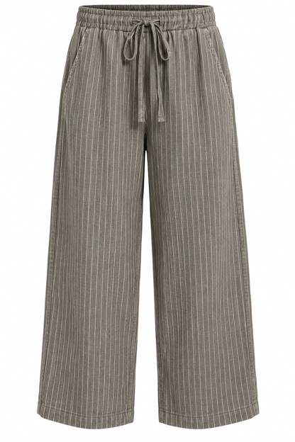 Striped Linen Pants