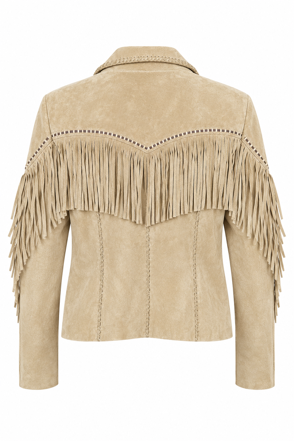 Retro Suede Fringe Jacket