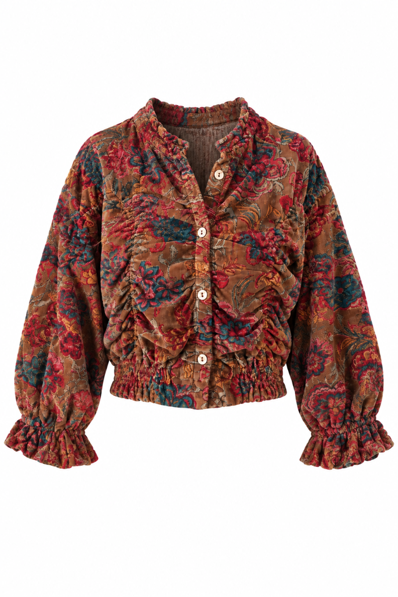 Velvet Bomber Jacket