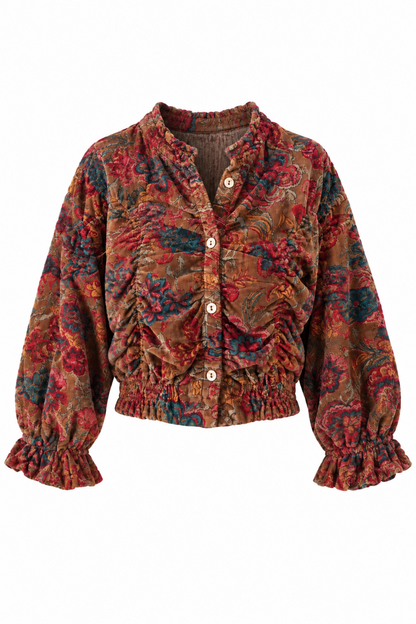 Velvet Bomber Jacket