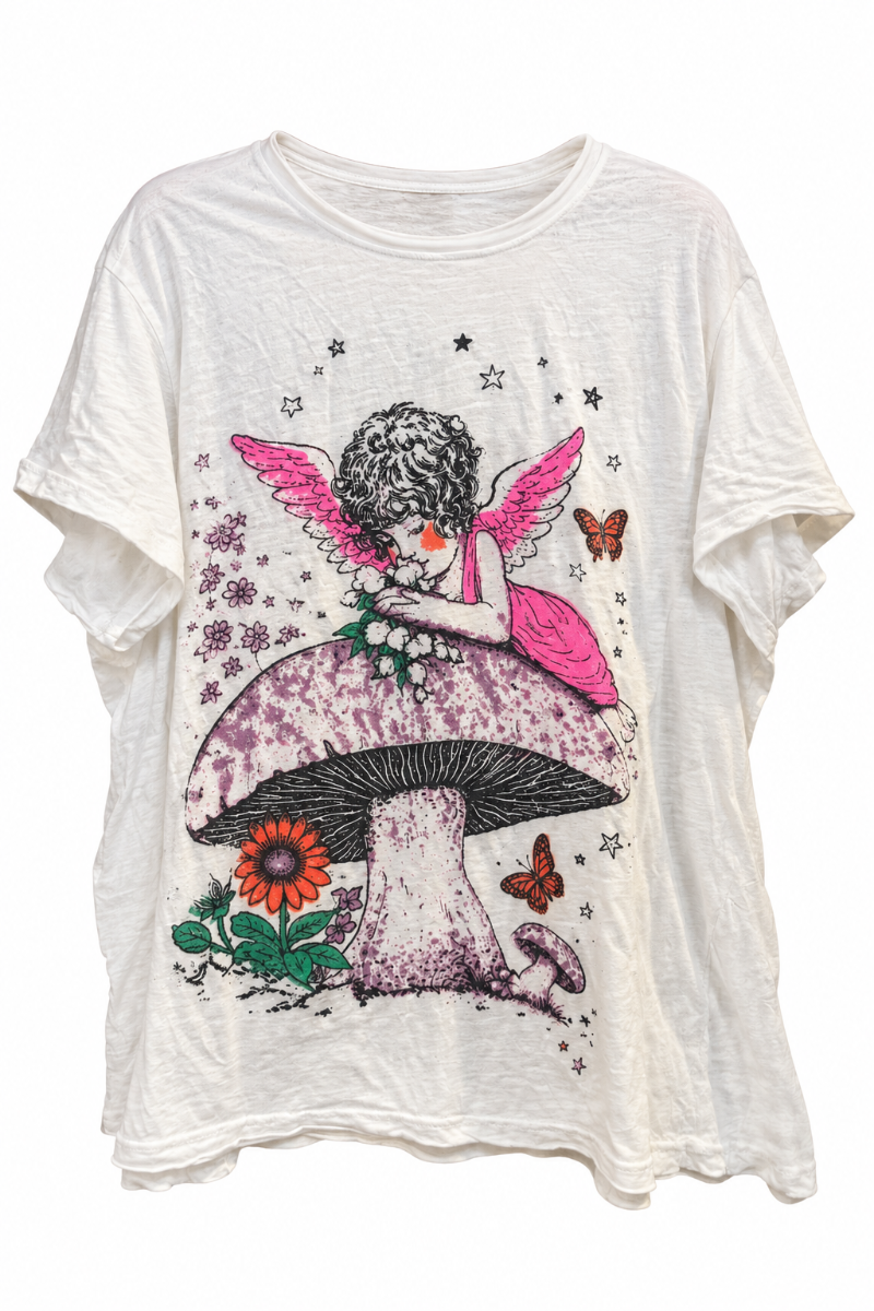 Worn and Weathered Tee - Fairy