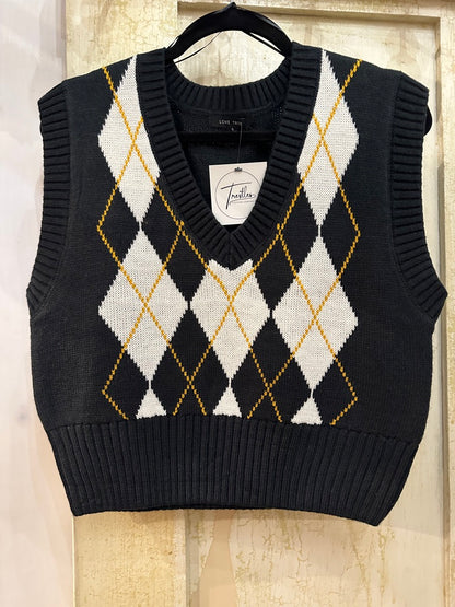 Argyle Vest