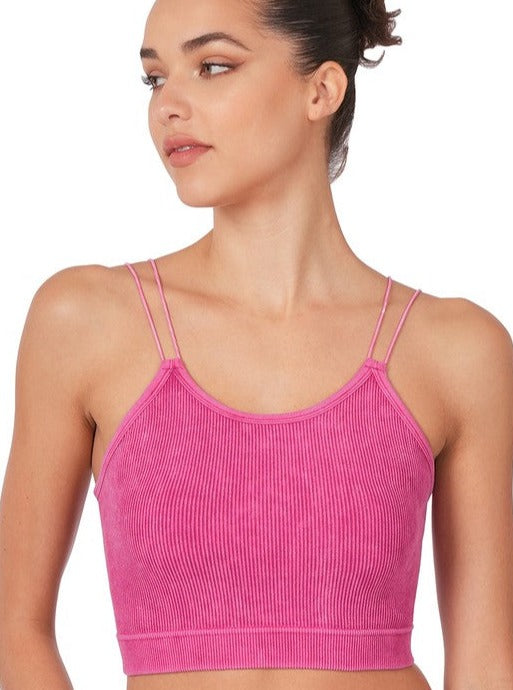 Washed Double Seamless Cami-7887