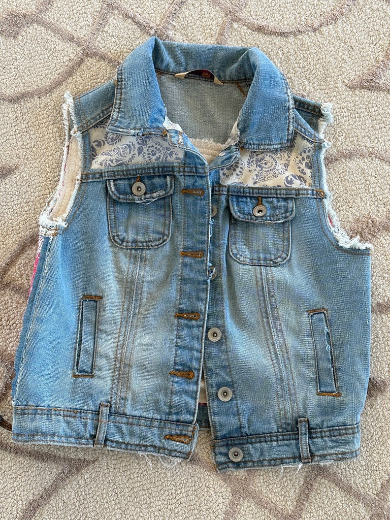 Up Cycled Sarong Vest