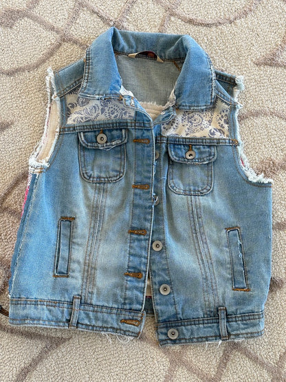 Up Cycled Sarong Vest