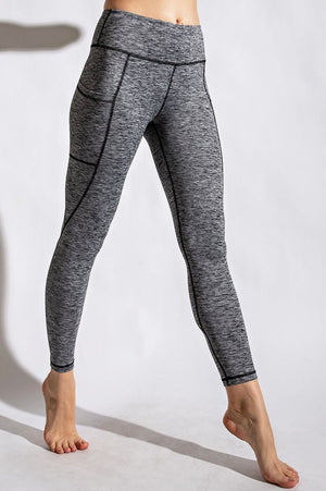 Smoky Grey Buttery Soft Leggings with Pockets – Wild Harmony Boutique