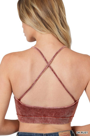 Cross Back Washed Cami
