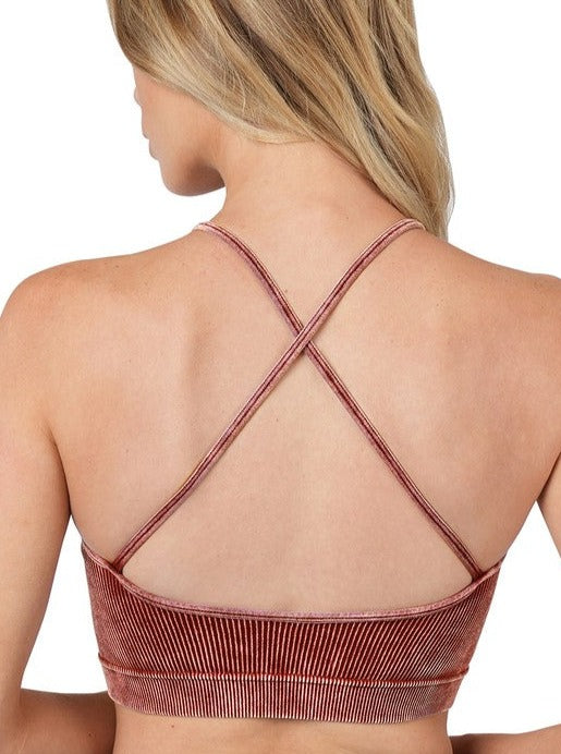 Cross Back Washed Cami