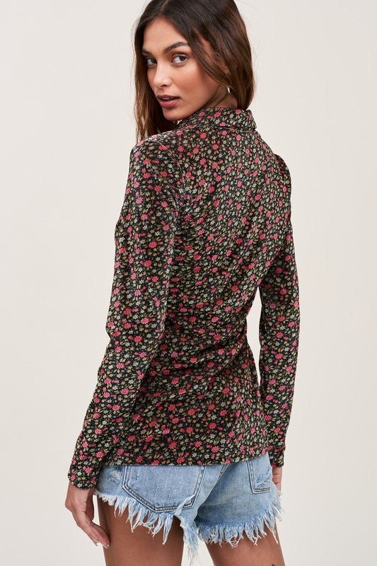 Funky Floral Blouse