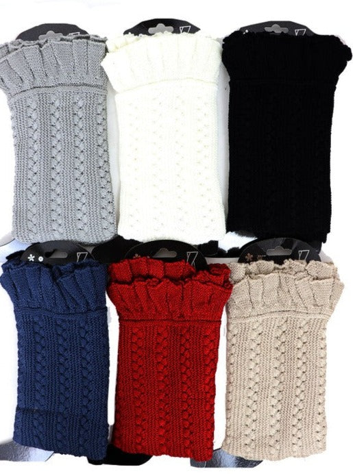 Ruffle Leg Warmers/Boot Cuffs