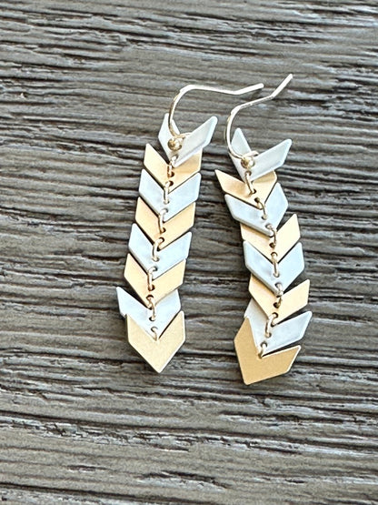 8415 Chevron Earrings