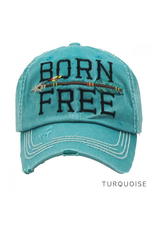 Distressed Cap-Born Free