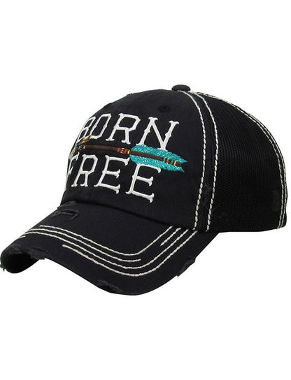 Distressed Cap-Born Free