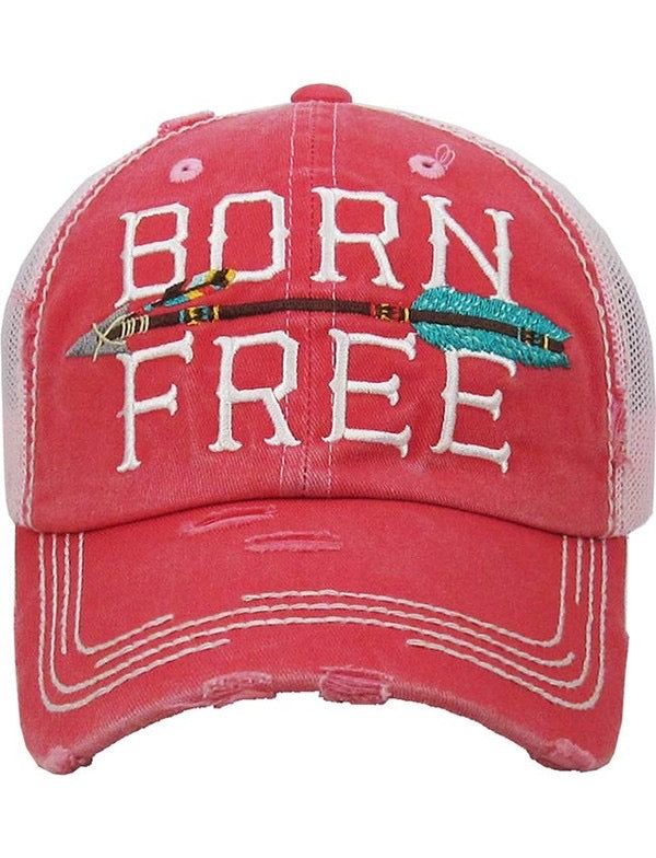 Distressed Cap-Born Free