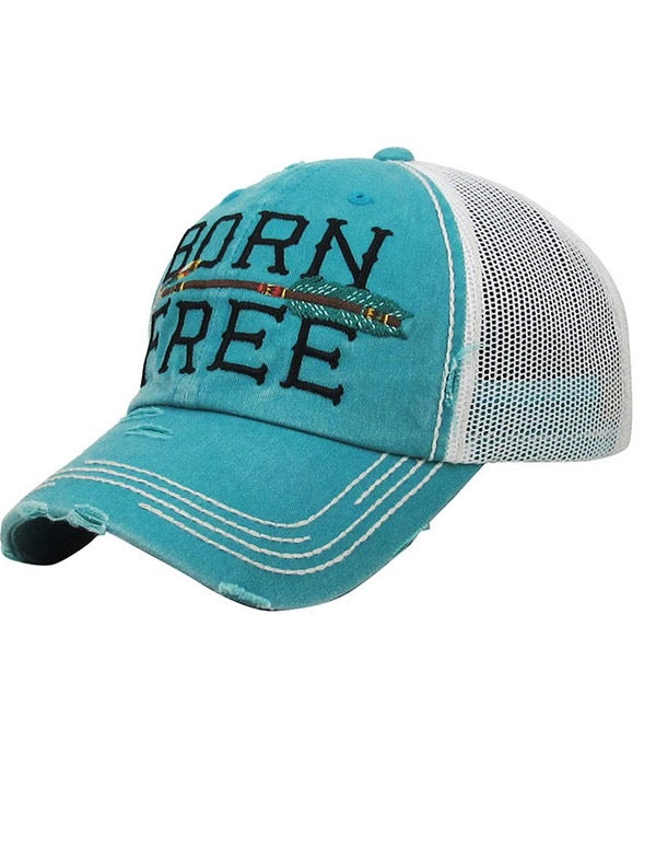 Distressed Cap-Born Free