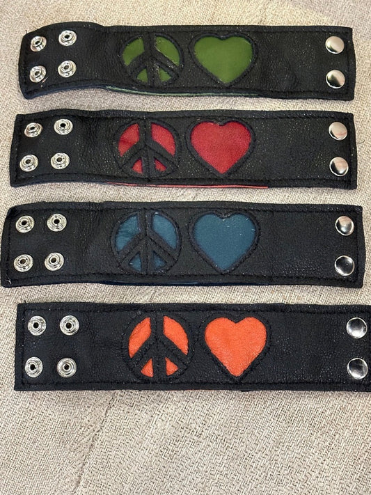 Peace Heart Cuff