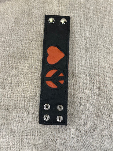 Peace Heart Cuff