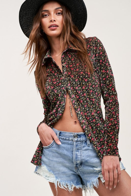 Funky Floral Blouse