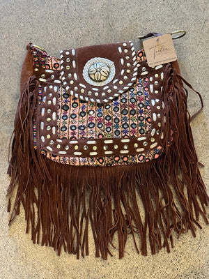 Retro Fringed Women Messenger Bags New High Quality Pu Leather Handbag  Tassel Hippie Gypsy Boho Shoulder