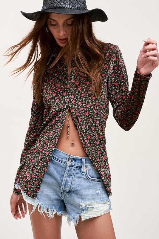 Funky Floral Blouse