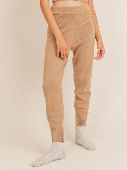 Camel Sweater Pants