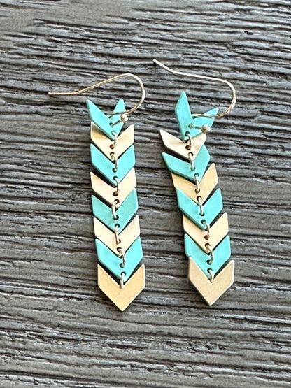 8415 Chevron Earrings