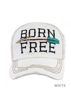 Distressed Cap-Born Free