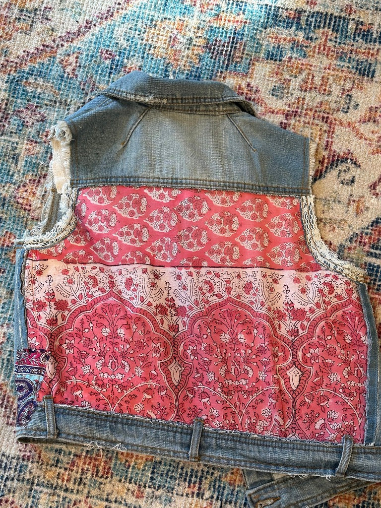 Up Cycled Sarong Vest