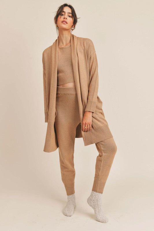 Camel Sweater Pants