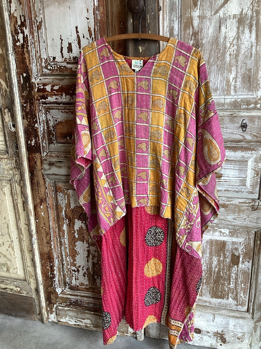 Kantha Sunrise High-Lo Top